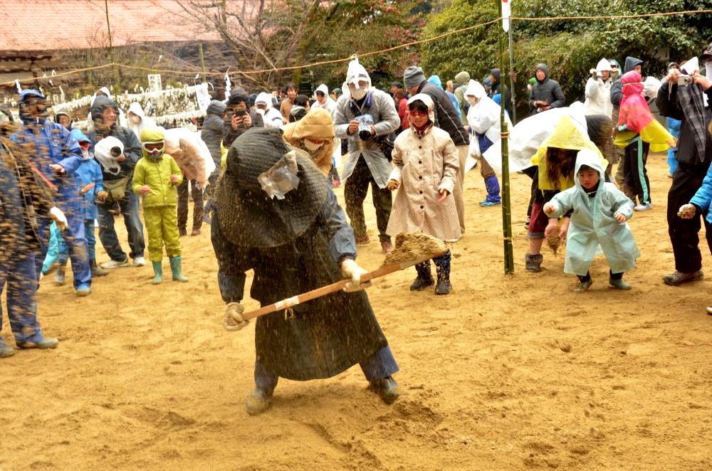 砂かけ祭　奈良